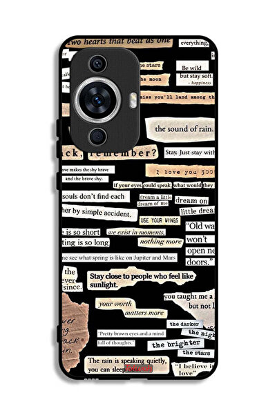 Tolwak غطاء حماية لهاتف هواوي نوفا 12 لايت مع ملصقات اقتباسات