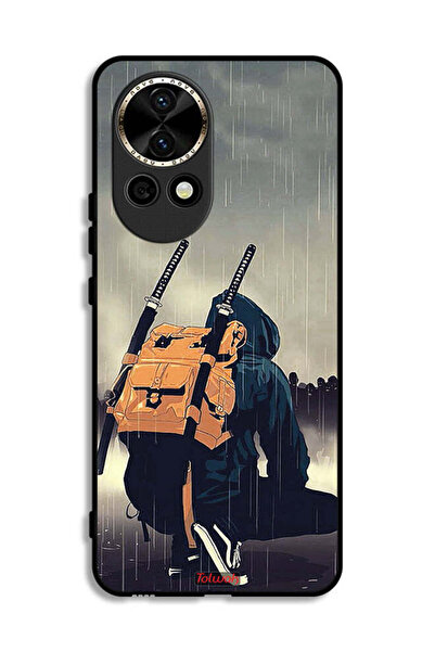 Tolwak غطاء حماية لهاتف هواوي نوفا 12 5G، رسمة سيف ساموراي رقمية