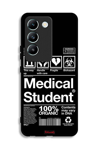 Tolwak غطاء حماية لهاتف Vivo V30 Lite 4G، ملصق طالب الطب