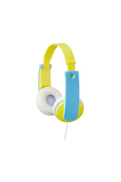 JVC HA-KD7-YNE Kids Headphones, Over-ear, Yellow-Blue