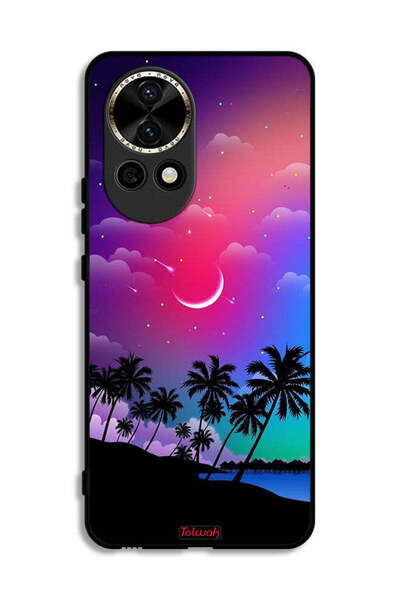 Tolwak Huawei nova 12 5G Protective Case Cover Moon In Night Art