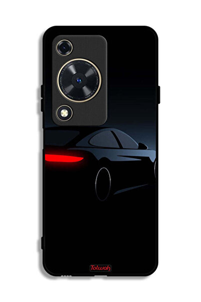 Tolwak Huawei Enjoy 70 Protective Case Cover Dark Car