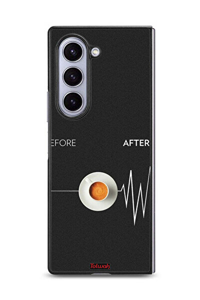 Tolwak غطاء حماية لهاتف Samsung Galaxy Z Fold6 قبل وبعد