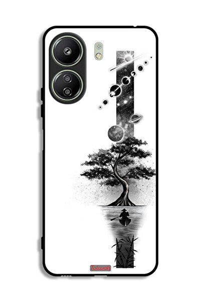 Tolwak Xiaomi Redmi 13C Protective Case Cover Earth Space Art
