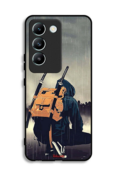 Tolwak غطاء حماية لهاتف Vivo V30 Lite 4G بنقشة سيف ساموراي الرقمية