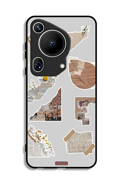 Tolwak غطاء حماية لهاتف هواوي بيورا 70 ألترا مع قطع من الملصقات الورقية