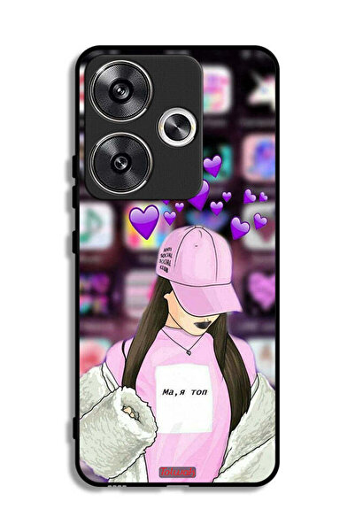 Tolwak Xiaomi Poco F6 5G Protective Case Cover Anti Social Club