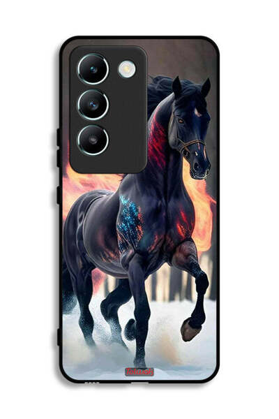 Tolwak غطاء حماية لهاتف Vivo V30 Lite 4G بتصميم حصان عالي الوضوح