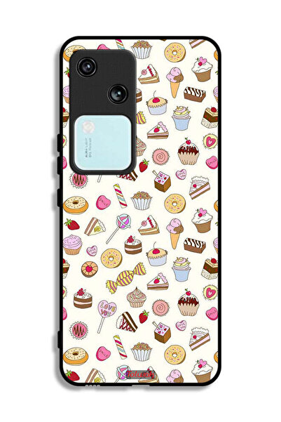 Tolwak Vivo V30 5G Protective Case Cover Pattern Of Favorite Items