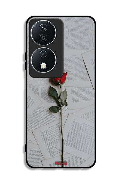 Tolwak غطاء حماية لهاتف Honor X7b 5G وردي على ورق