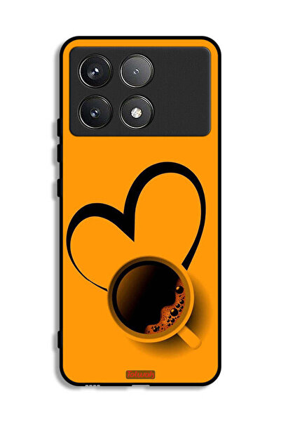 Tolwak Xiaomi Poco F6 Pro Protective Case Cover Coffee Cup Art