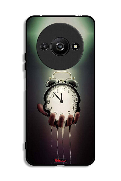 Tolwak Xiaomi Redmi A3 4G Protective Case Cover Clock