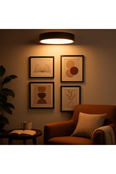 laaysa 3D Dekoratif Banyo Duvar Ayna Tablo Aydınlatması