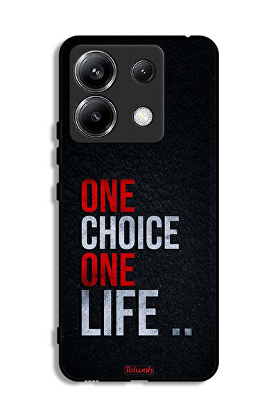 Tolwak غطاء حماية لهاتف شاومي ريدمي نوت 13 برو 5G - اختيار واحد، حياة واحدة