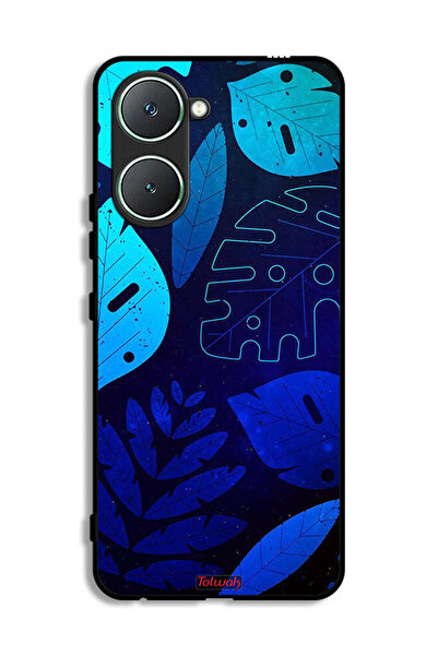 Tolwak غطاء حماية لهاتف Vivo Y03 4G بنقشة أوراق الشجر