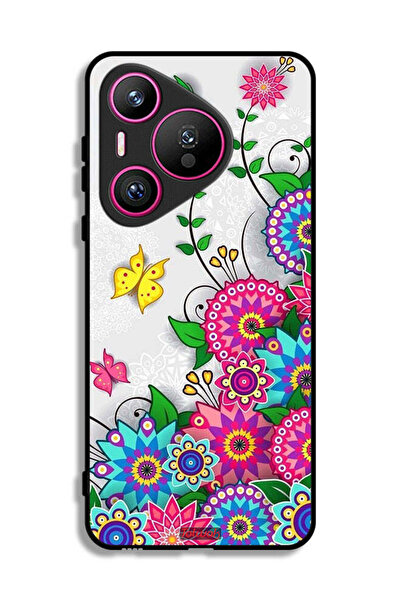 Tolwak غطاء حماية لهاتف هواوي بيورا 70 بنقشة زهور ماندالا