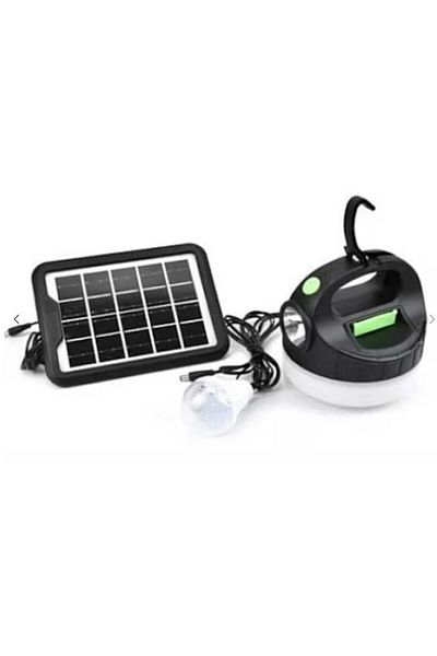 divendi-ro GD-P20 Solar Kit with Multifunctional Lamp, Panel and Bulb