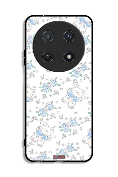 Tolwak غطاء حماية لهاتف هواوي نوفا 12i مع دب تيدي لطيف وأيقونة زهور