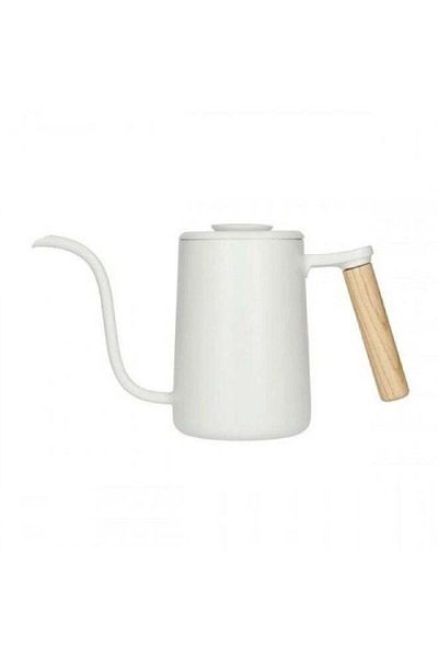 Timemore Milk Frothing Pitcher Suitable for Decorating Latte Espresso (White 700 ml)