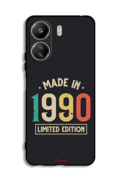 Tolwak غطاء حماية لهاتف Xiaomi Redmi 13C، إصدار محدود، صنع عام 1990