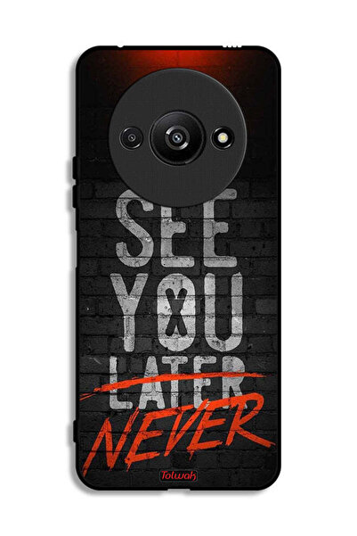 Tolwak غطاء حماية لهاتف Xiaomi Redmi A3 4G - لن تراه أبدًا