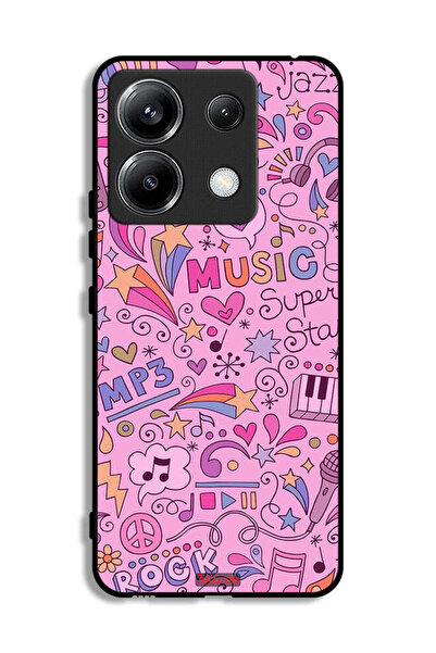 Tolwak غطاء حماية لهاتف Xiaomi Poco X6 5G مع علامات موسيقية