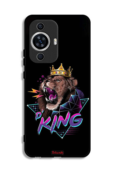 Tolwak غطاء حماية لهاتف هواوي نوفا 12 لايت برسومات الأسد الملك