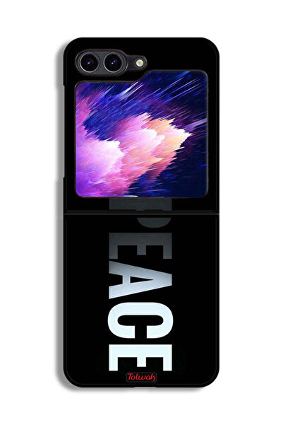Tolwak غطاء حماية لهاتف Samsung Galaxy Z Flip6 - Peace