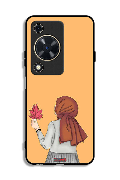 Tolwak Huawei Enjoy 70 Protective Case Cover Holding Leaf