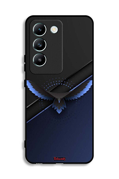 Tolwak غطاء حماية Vivo V30 Lite 4G بتصميم فن تجريدي رقمي من تصميم نسر