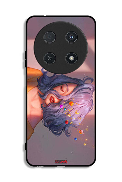 Tolwak Huawei nova 12i Protective Case Cover Girl And Space Art