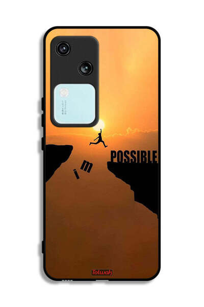 Tolwak غطاء حماية لهاتف Vivo S18 5G مطبوع عليه عبارة "أنا ممكن"