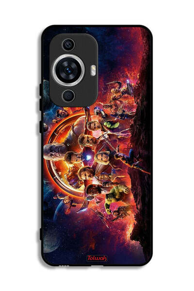 Tolwak غطاء حماية لهاتف هواوي نوفا 12 لايت بتصميم أفينجرز