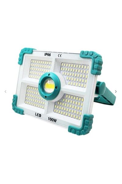 divendi-ro Solar spotlight COBA CB F188 100W and 188 LED, White with blue