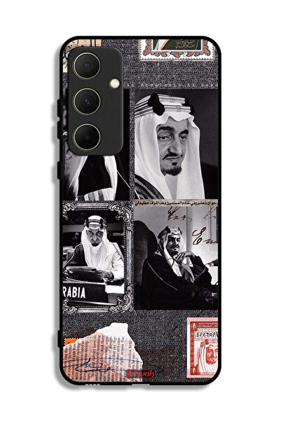 Tolwak غطاء حماية لهاتف سامسونج جالاكسي A35 5G، ملصق الملك فيصل العتيق