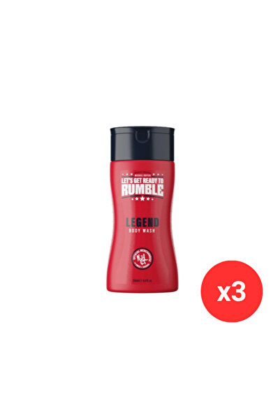 RUMBLE Gel de duș Men Legend 250 ml x 3 bucăți