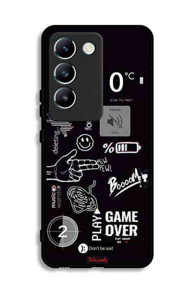 Tolwak غطاء حماية لهاتف Vivo V30 Lite 4G - لعبة انتهت - Pew Pew