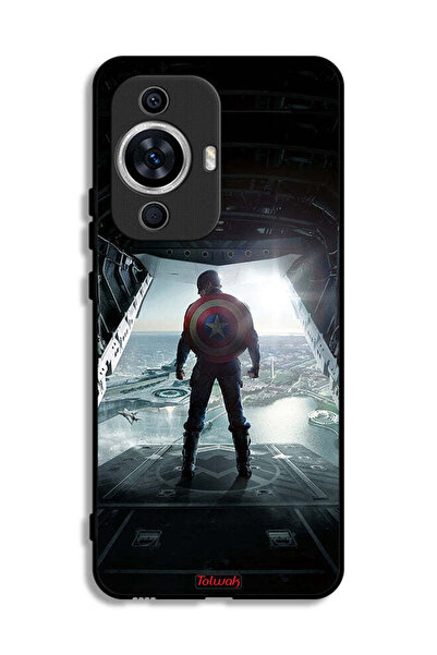 Tolwak Huawei nova 12 Lite Protective Case Cover Portrait Display Captain America
