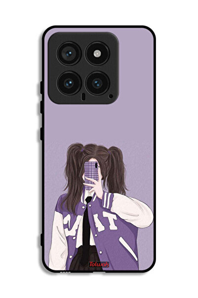 Tolwak غطاء حماية لهاتف Xiaomi 14 لالتقاط صور سيلفي