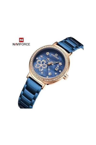 Naviforce RGBE 2020 New Women Watches Luxury Casual Ladies Stainless steel Quartz Wrist Watch 1 piece