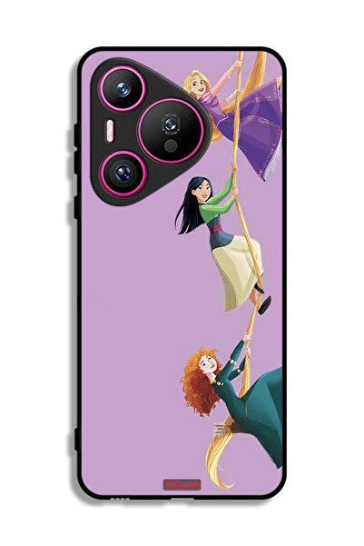 Tolwak غطاء حماية لهاتف هواوي بيورا 70 برسومات تسلق للبنات