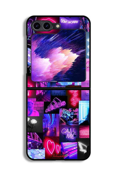 Tolwak غطاء حماية لهاتف Samsung Galaxy Z Flip6 - رسوم متحركة