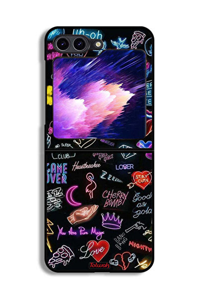 Tolwak غطاء حماية لهاتف Samsung Galaxy Z Flip6 - اقبل الغموض