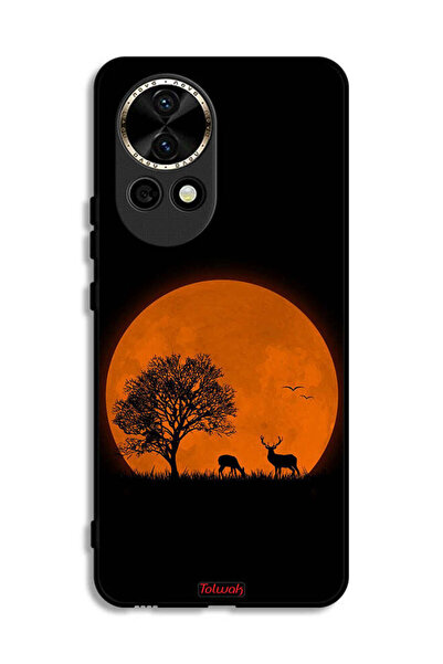 Tolwak Huawei nova 12 5G Protective Case Cover Evening Moon Art