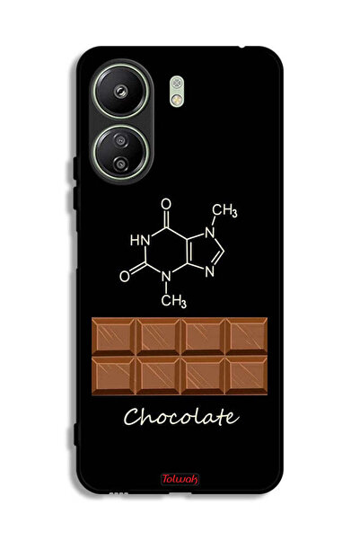 Tolwak غطاء حماية لهاتف شاومي ريدمي 13C - لون شوكولاتة