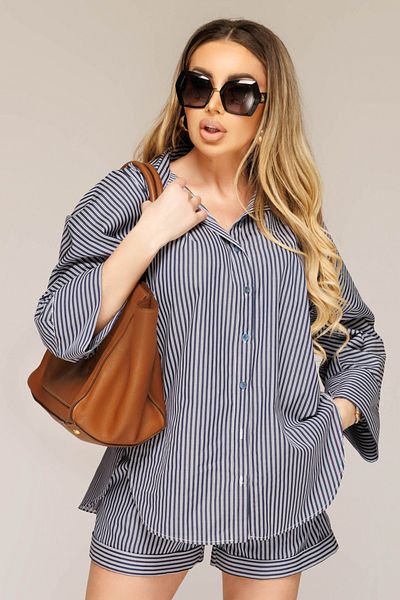 Atmosphere Fashion 2-piece poplin suit