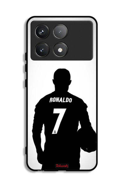 Tolwak جراب حماية شاومي بوكو F6 برو بقناع كريستيانو رونالدو