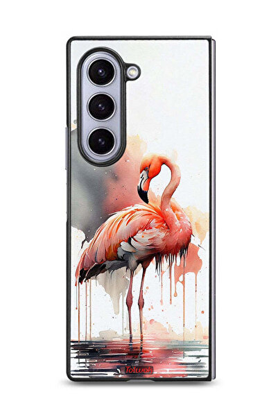 Tolwak غطاء حماية لهاتف سامسونج جالاكسي زد فولد 6 بتصميم ألوان مائية استوائية