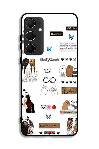Tolwak Samsung Galaxy A55 5G Protective Case Cover Arabic Quotes And Stickers