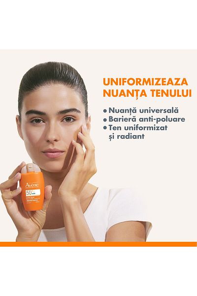 Avene Ten colorat ultra-fluid cu protecție solară SPF 50+ TriasorB Avene, 50 ml
